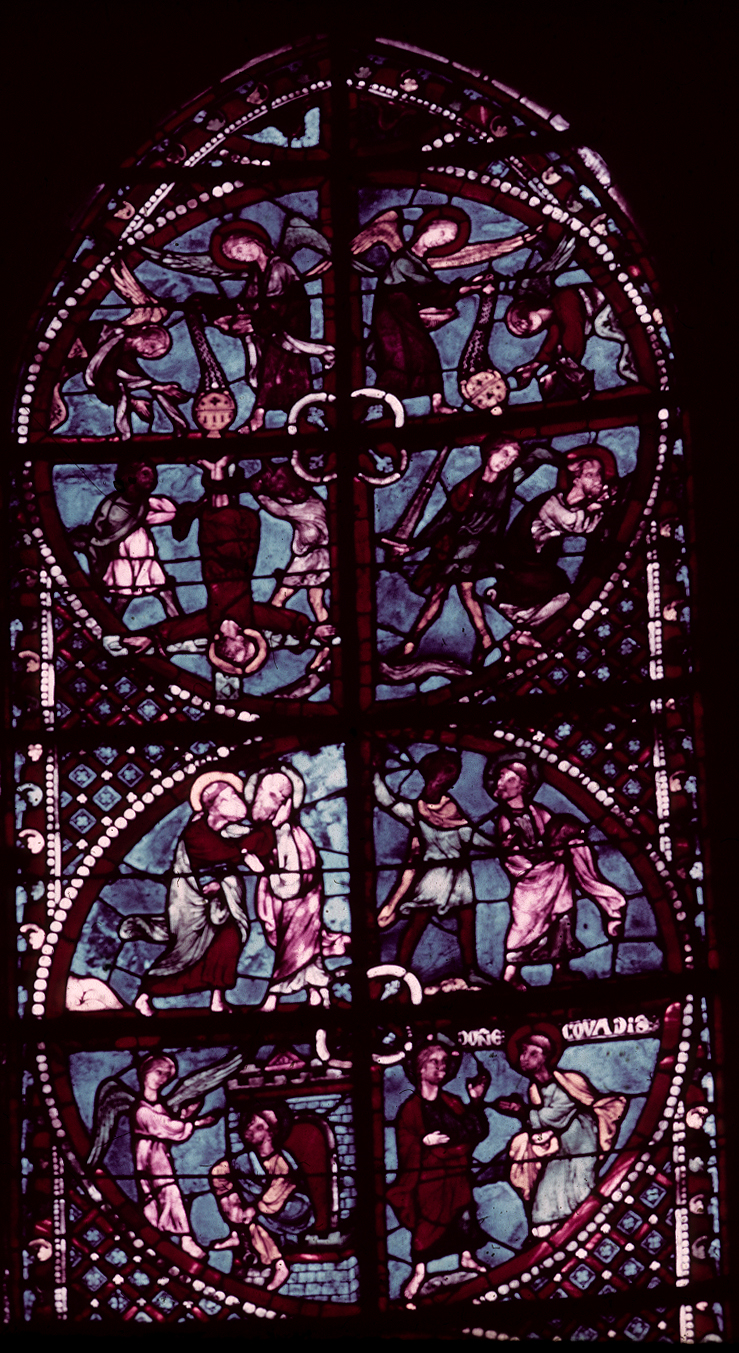 Apse, Lady of Lourdes Chapel, window 18, section 10-12-13
