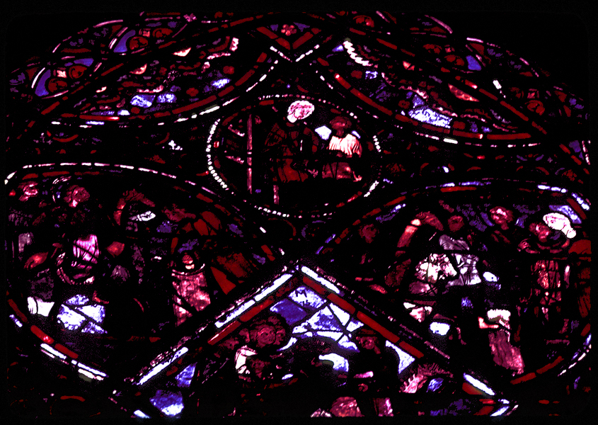 Apse, outer ambulatory, window 1, section 18-19
