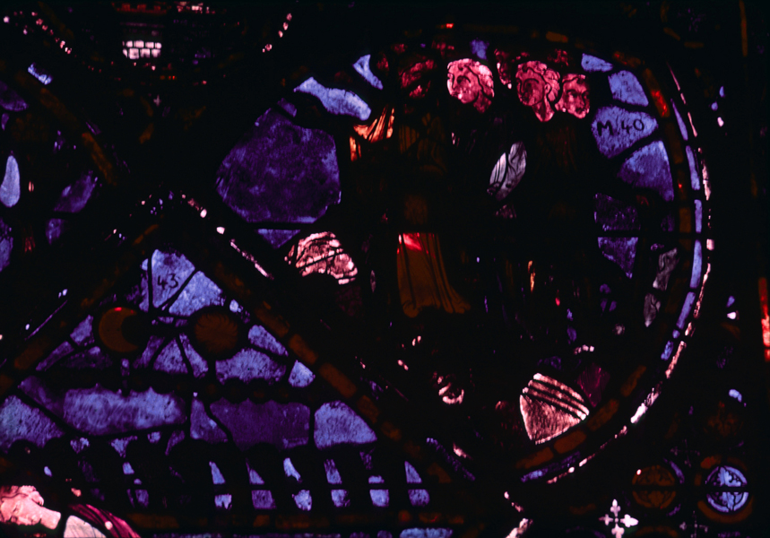 Apse, outer ambulatory, window 1, section 4