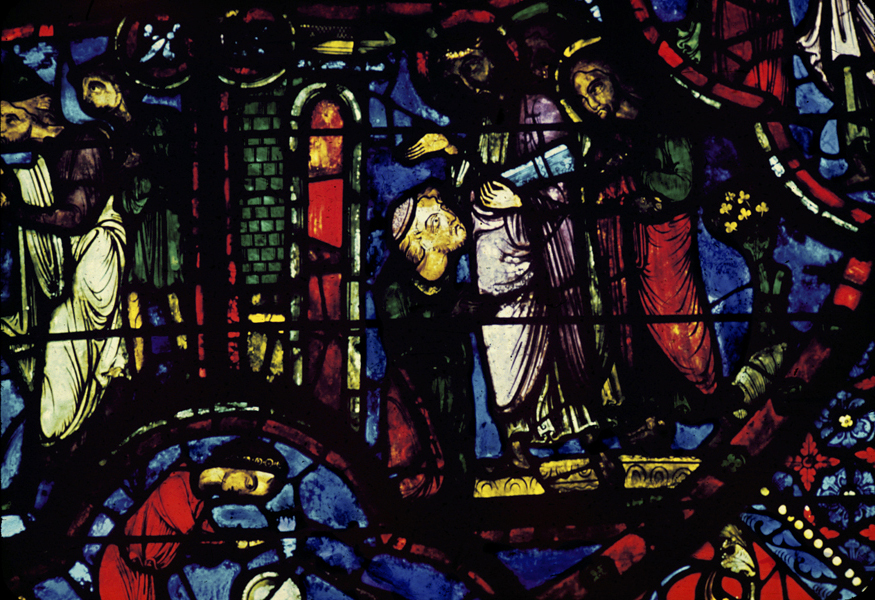 Apse, outer ambulatory, window 5, section 2