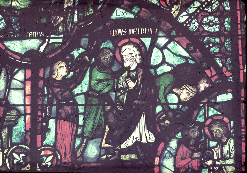 Apse, outer ambulatory, window 5, section 4