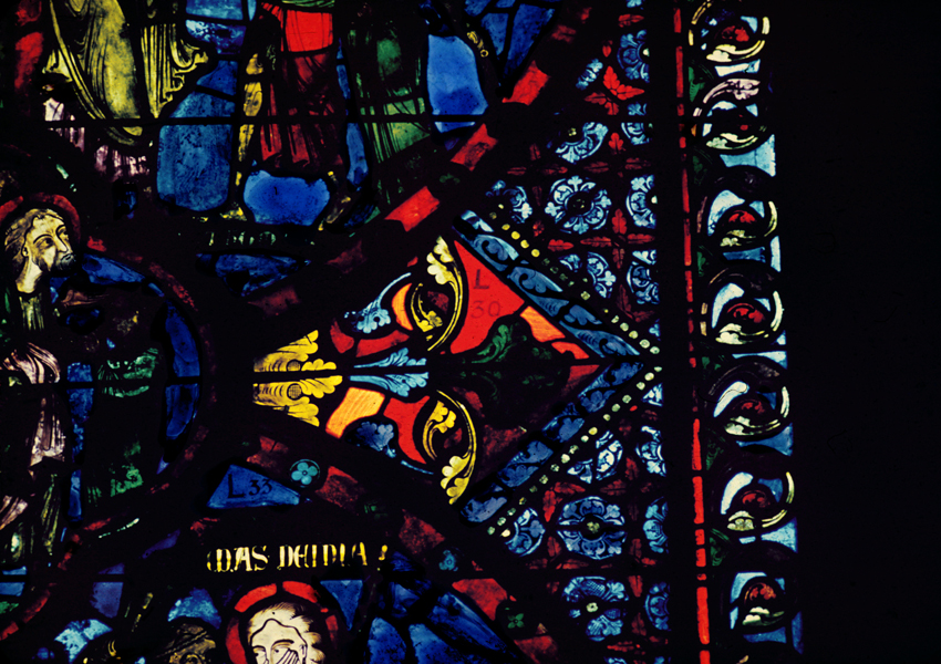 Apse, outer ambulatory, window 5, section 5
