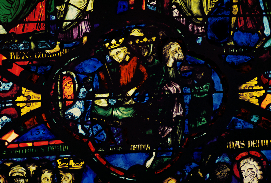 Apse, outer ambulatory, window 5, section 10