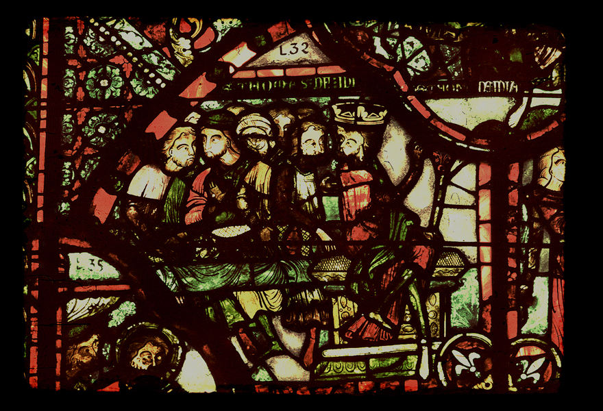 Apse, outer ambulatory, window 5, section 13