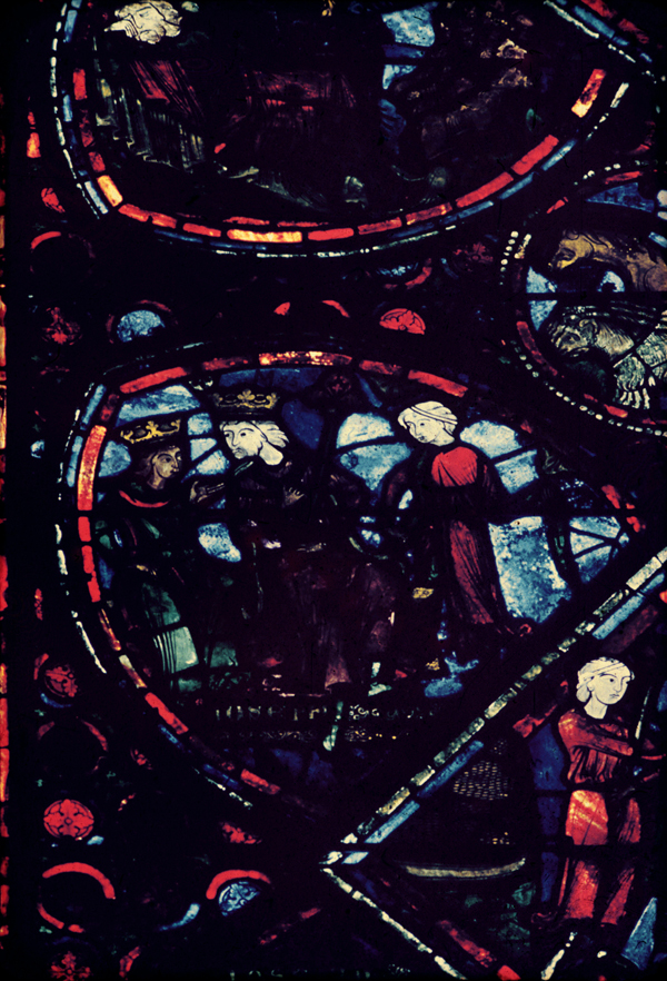 Apse, outer ambulatory, window 1, section 10