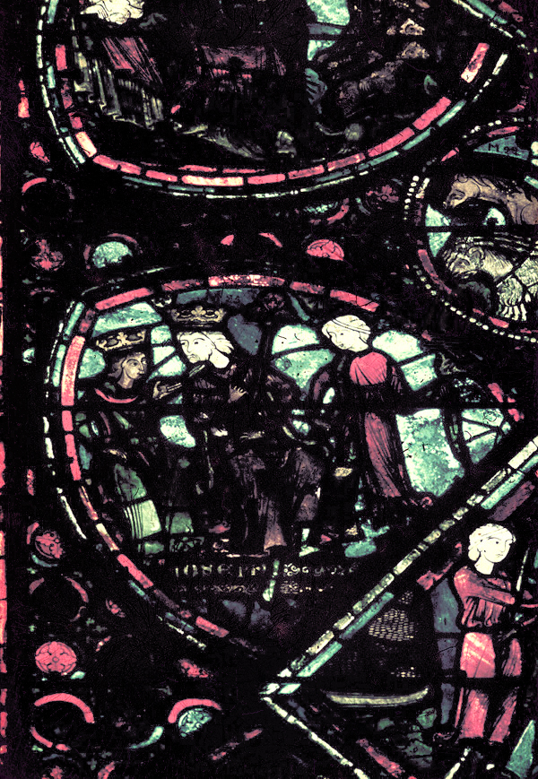 Apse, outer ambulatory, window 1, section 10