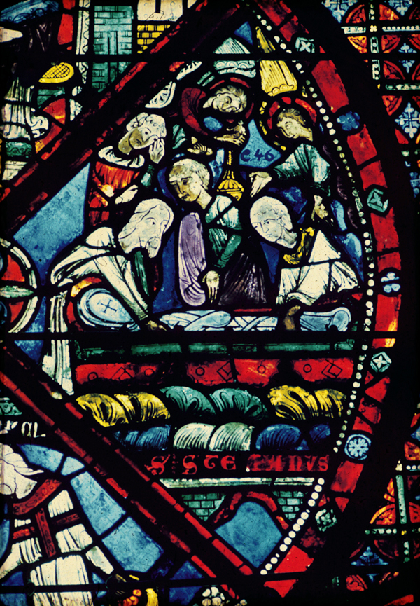 Apse, outer ambulatory, window 21, section 2