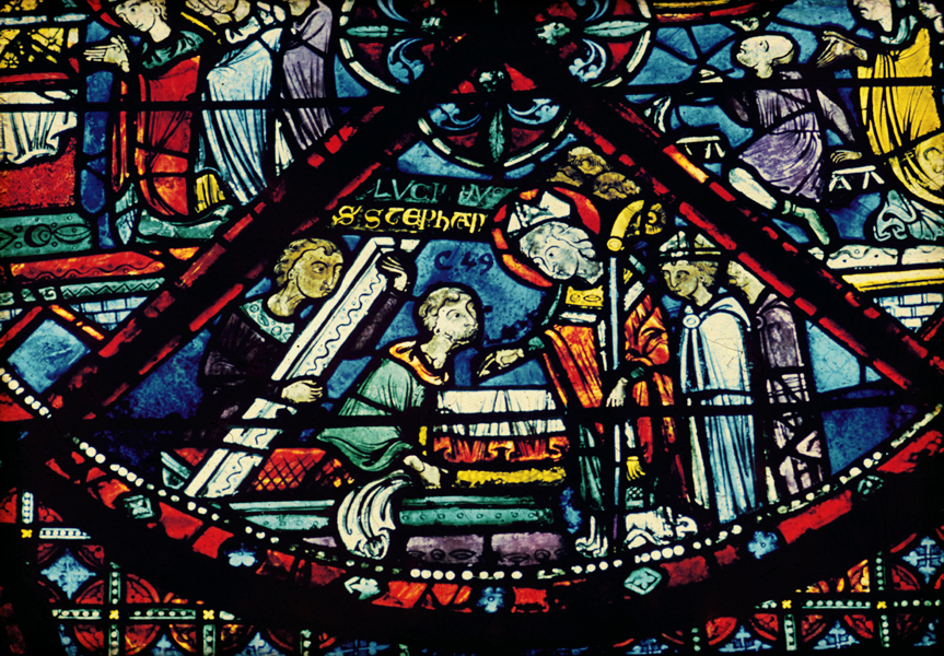 Apse, outer ambulatory, window 21, section 9