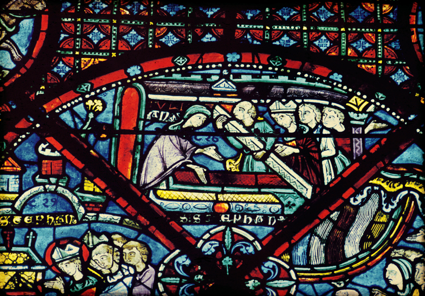 Apse, outer ambulatory, window 21, section 12