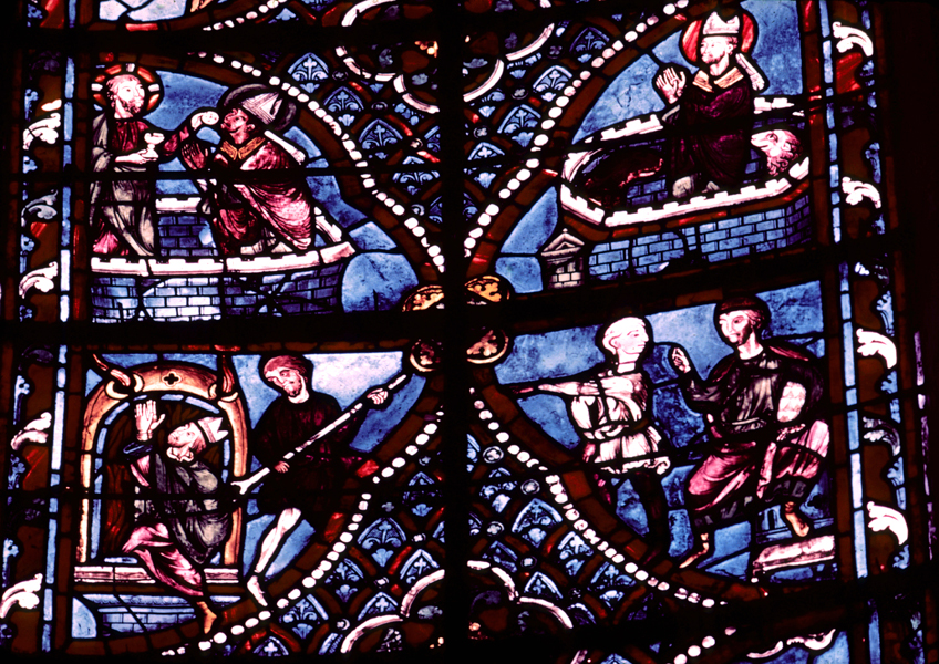 Apse, Lady of Lourdes Chapel, window 19, pl. 13