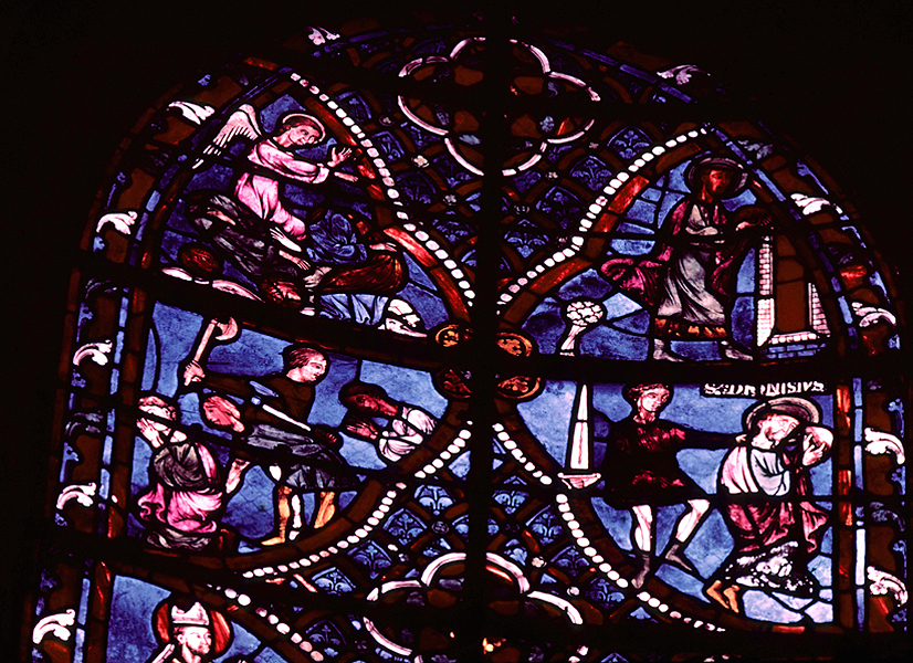 Apse, Lady of Lourdes Chapel, window 19, pl. 14