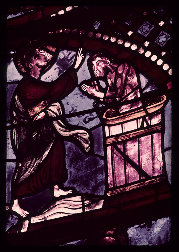 Apse, Lady of Lourdes Chapel, window 18, section 3