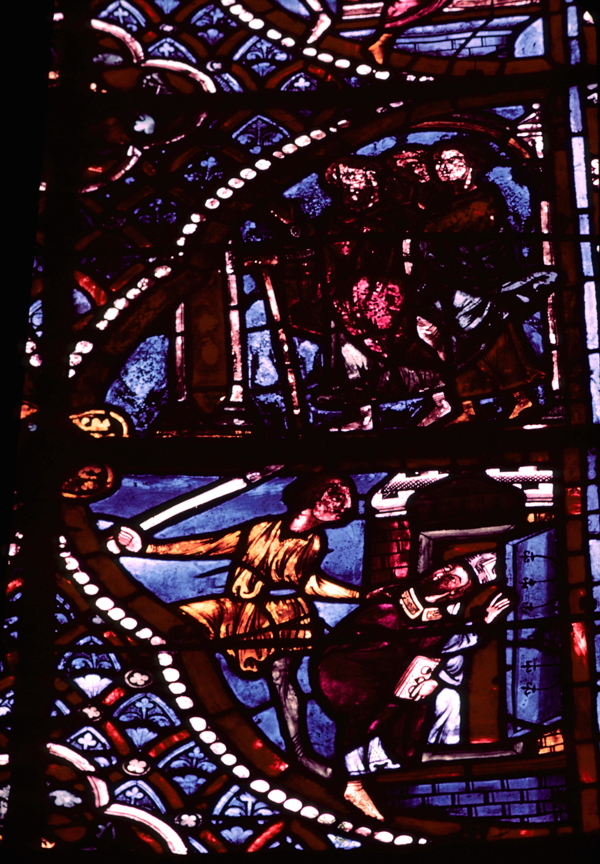 Apse, Lady of Lourdes Chapel, window 19, pl. 11-12
