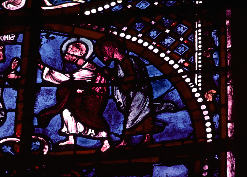 Apse, Lady of Lourdes Chapel, window 18, pl. 7