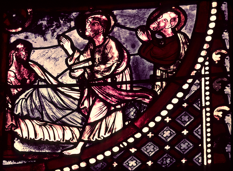 Apse, Lady of Lourdes Chapel, window 18, section 5