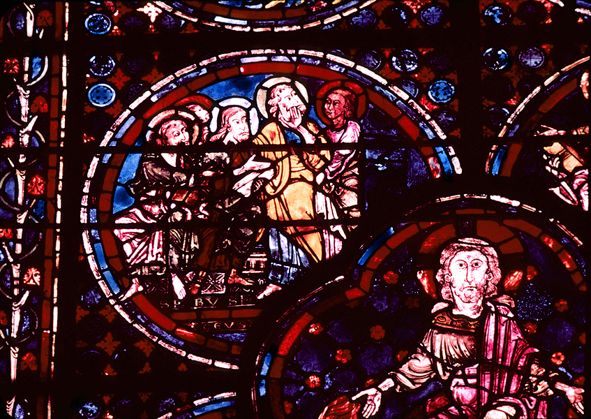Apse, outer ambulatory, window 6, pl. 12