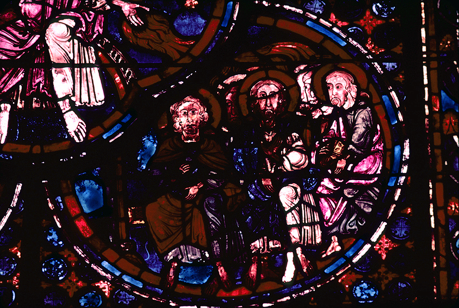 Apse, outer ambulatory, window 6, pl. 3