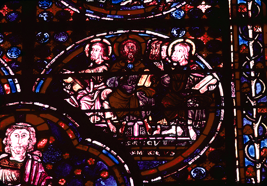 Apse, outer ambulatory,  window 6, pl. 4