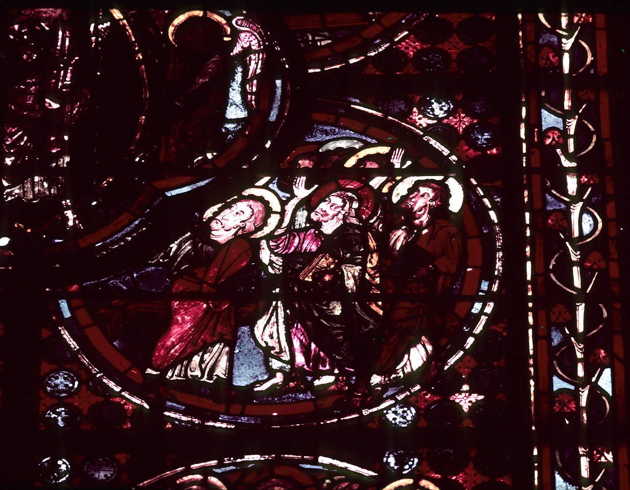 Apse, outer ambulatory, window 6, section 5