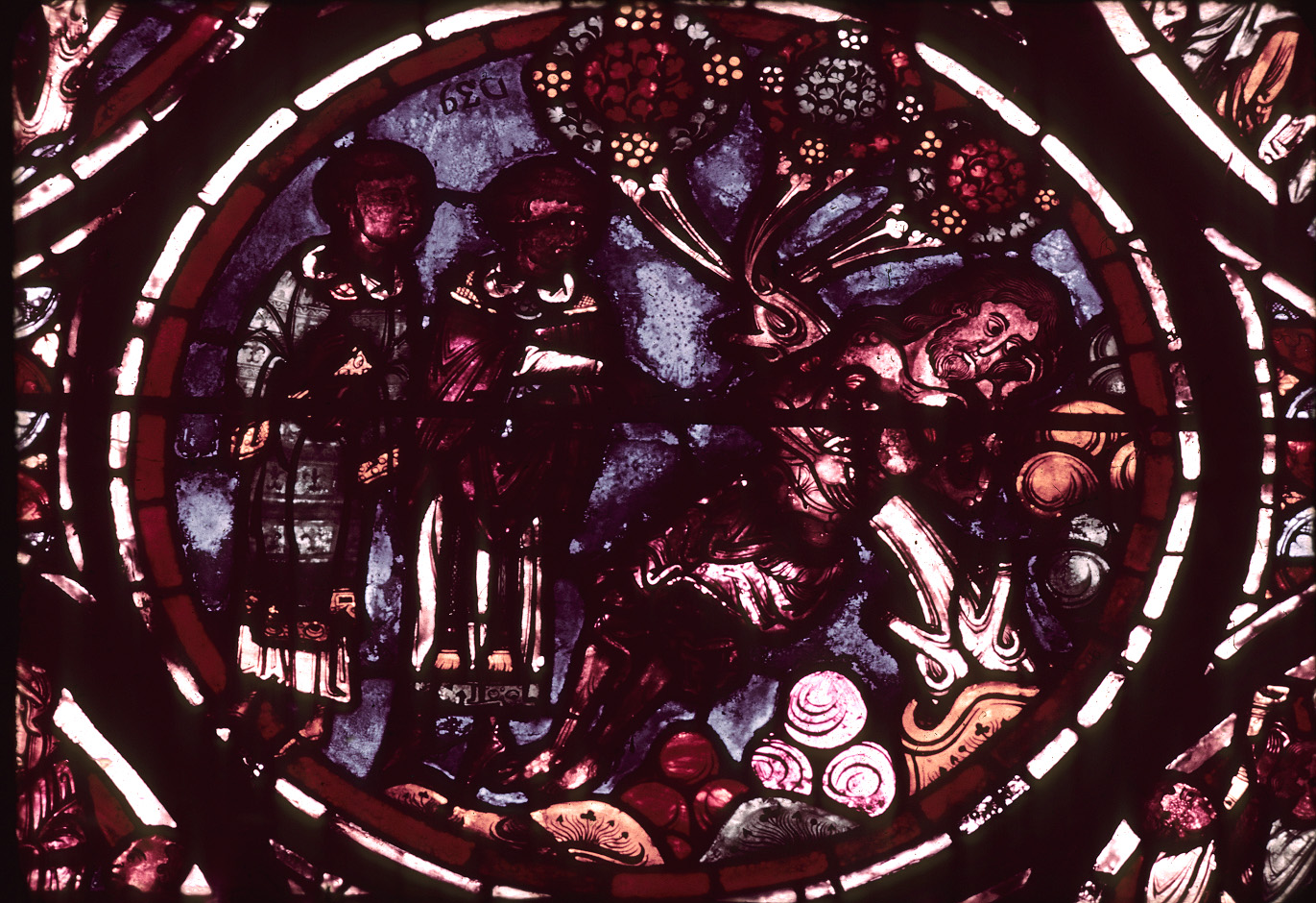 Apse, outer ambulatory, window 20, section 3