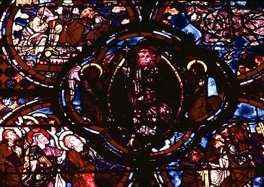 Apse, outer ambulatory, window 6, pl. 9