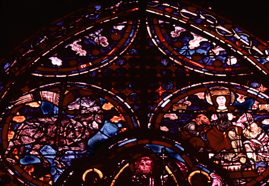 Apse, outer ambulatory, window 6, pl. 14
