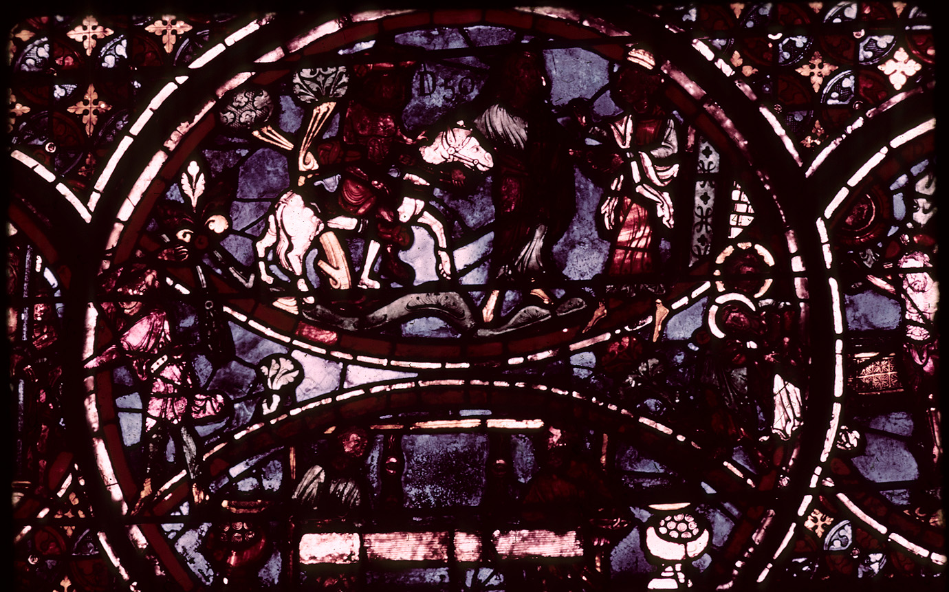 Apse, outer ambulatory, window 20, section 1