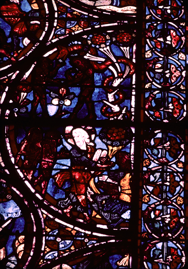 Apse, outer ambulatory, window 20, section 9-8