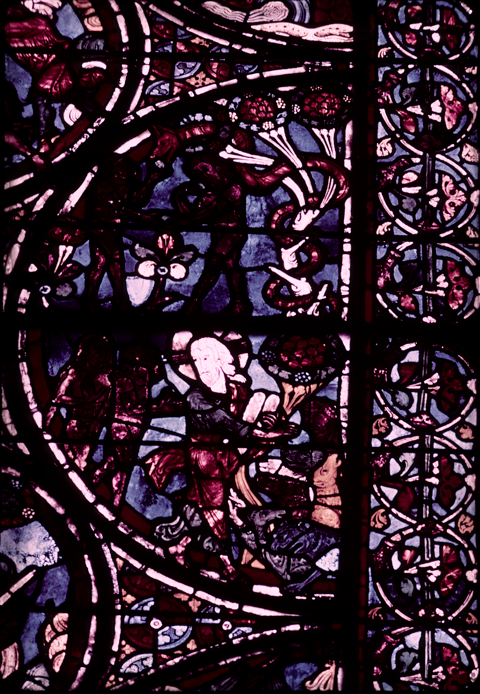 Apse, outer ambulatory, window 20, section 9-8