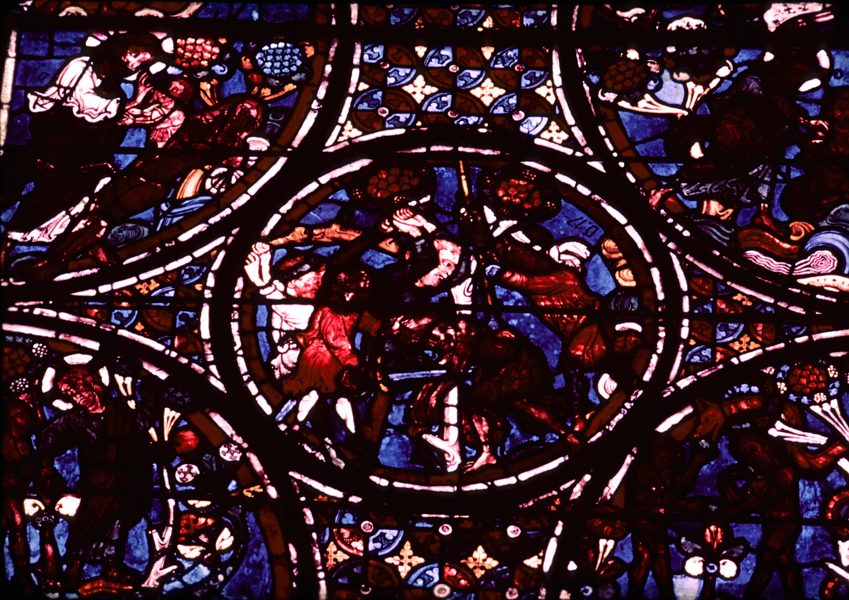Apse, outer ambulatory, window 20, section 10
