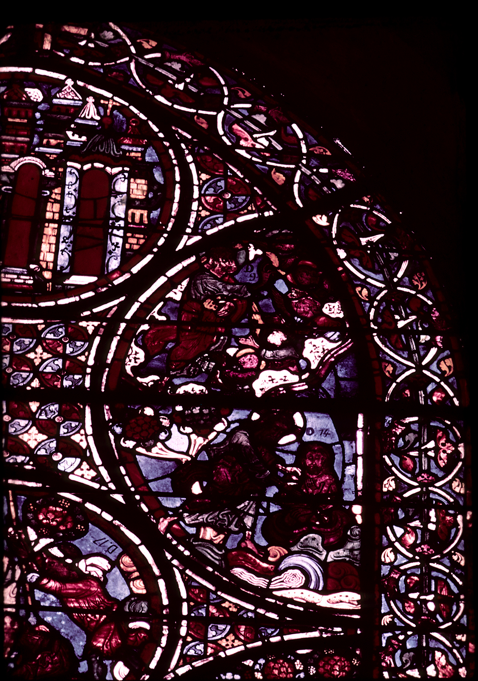 Apse, outer ambulatory, window 20, section 17