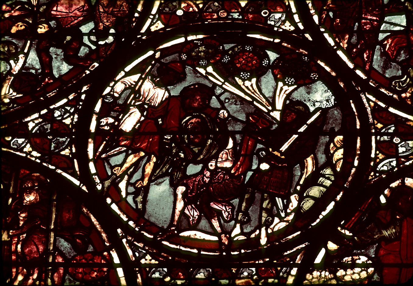 Apse, outer ambulatory, window 20, section 7