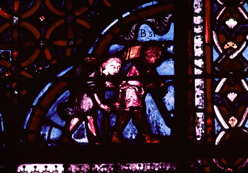 Apse, outer ambulatory, window 25, section 1