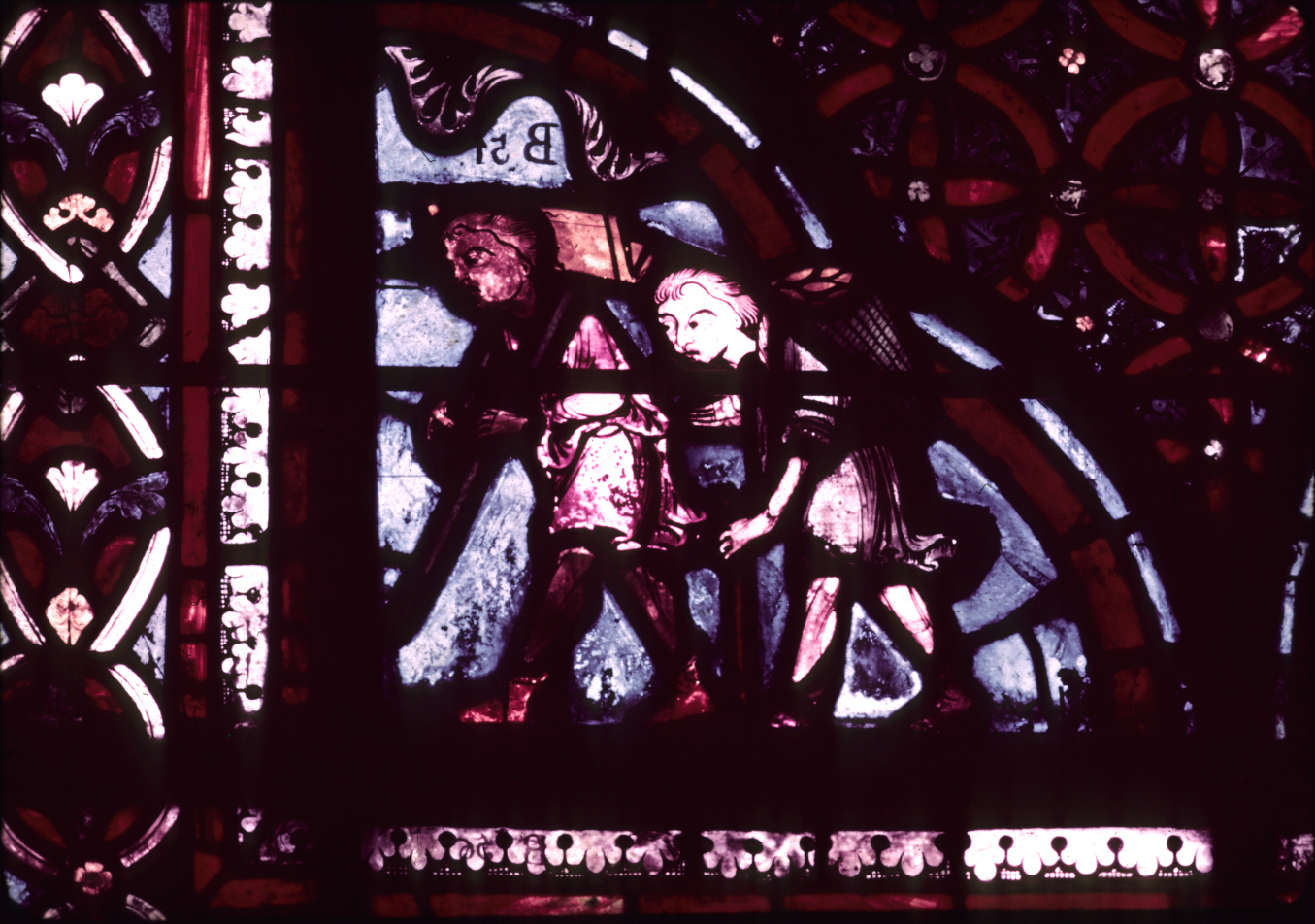 Apse, outer ambulatory, window 25, section 1