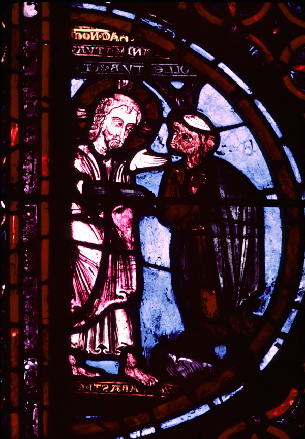 Apse, outer ambulatory, window 25, section 2