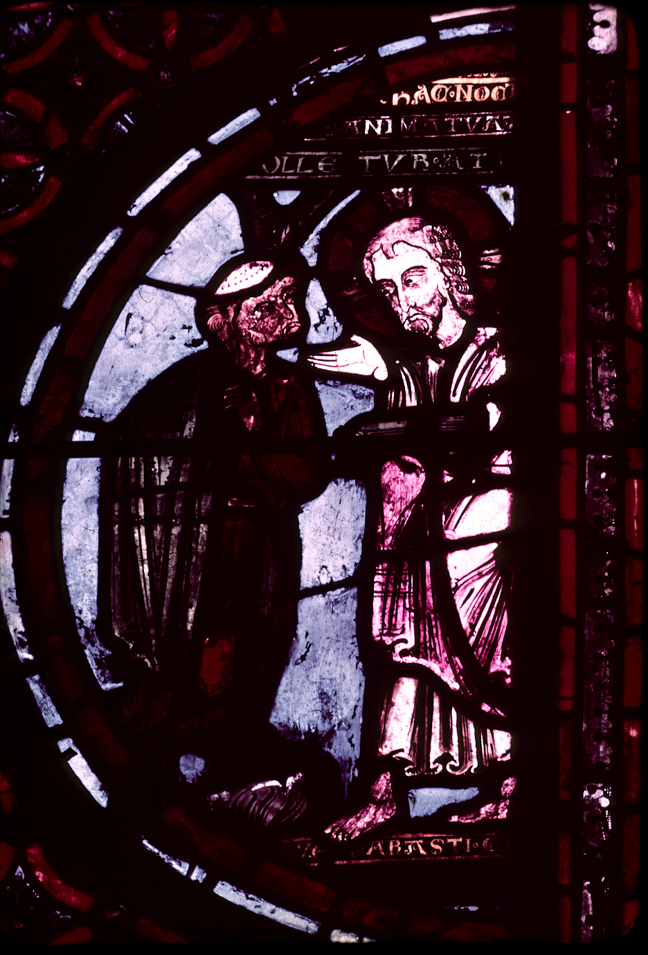 Apse, outer ambulatory, window 25, section 2