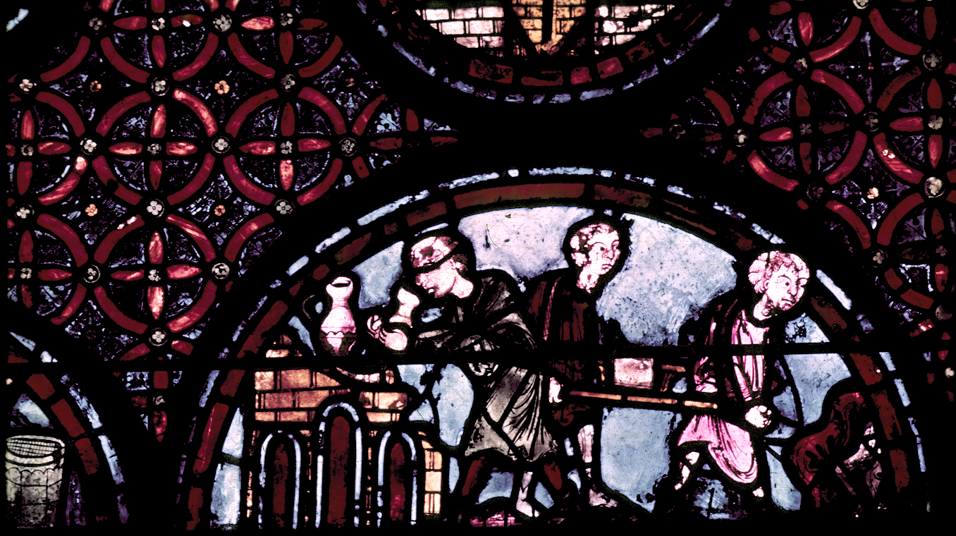Apse, outer ambulatory, window 25, section 3