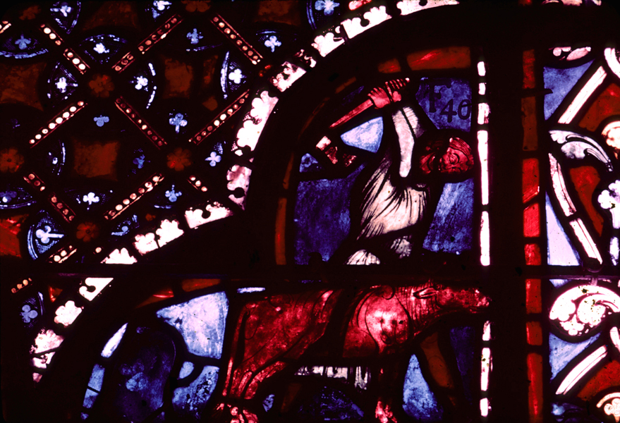 Apse, outer ambulatory, window 15, section 2