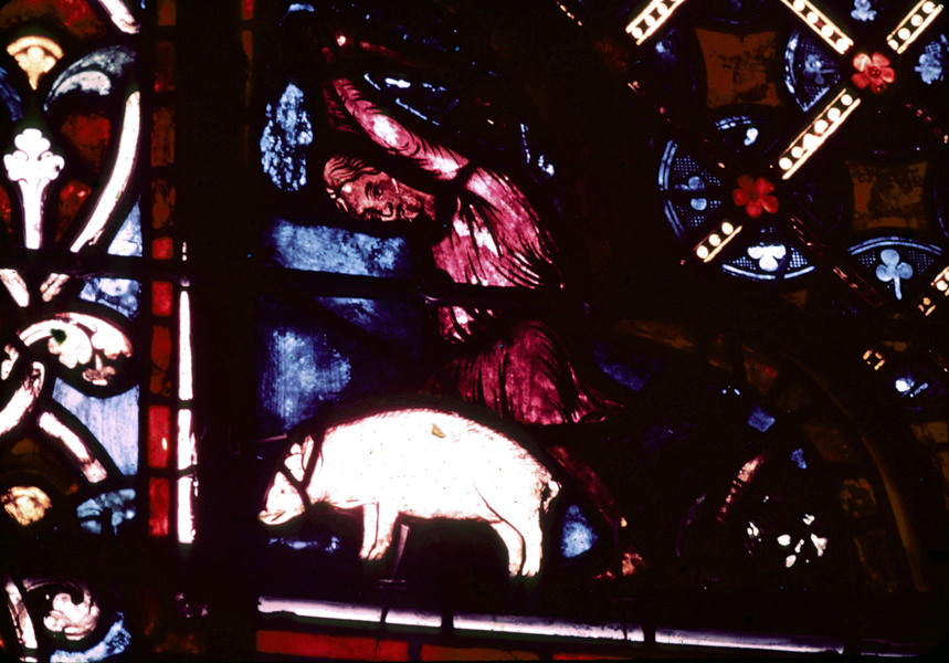 Apse, outer ambulatory, window 15, section 3