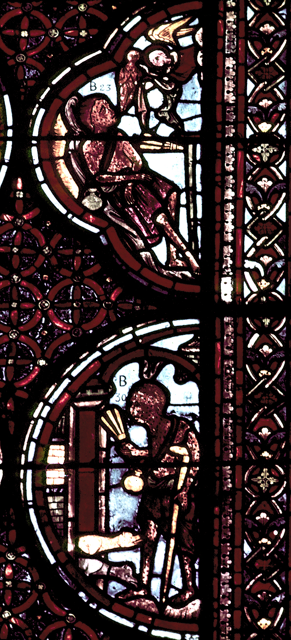 Apse, outer ambulatory, window 25, section 10