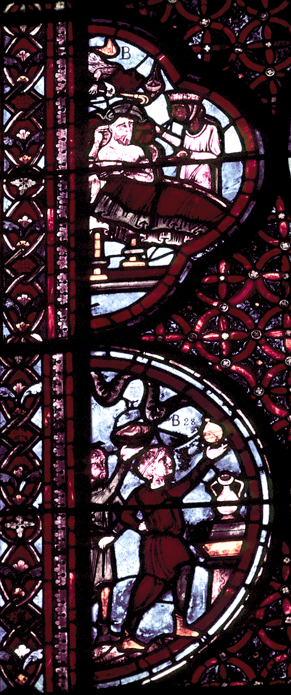 Apse, outer ambulatory, window 25, section 11
