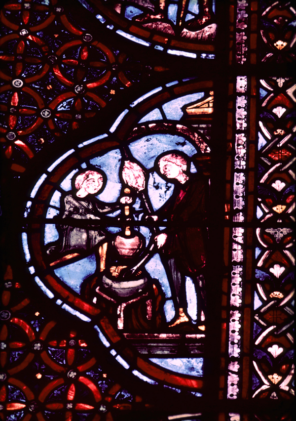 Apse, outer ambulatory, window 25, section 12
