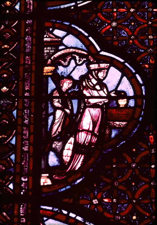 Apse, outer ambulatory, window 25, section 13