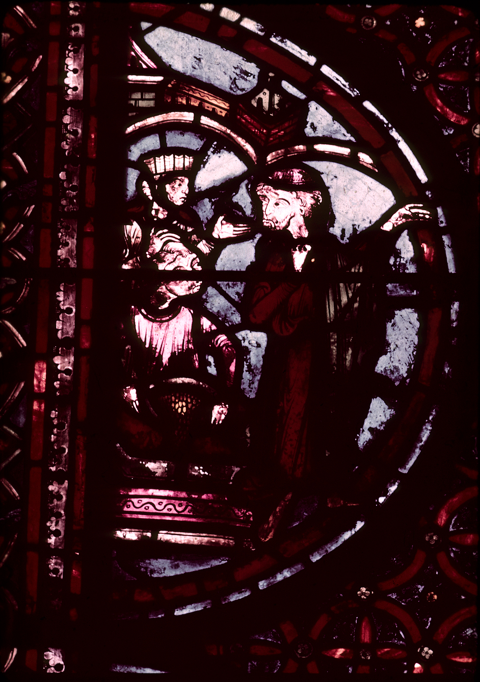 Apse, outer ambulatory,  window 25, section 14