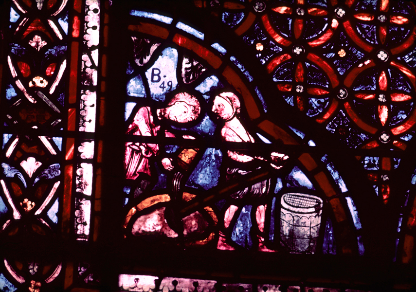 Apse, outer ambulatory, window 25, section 15