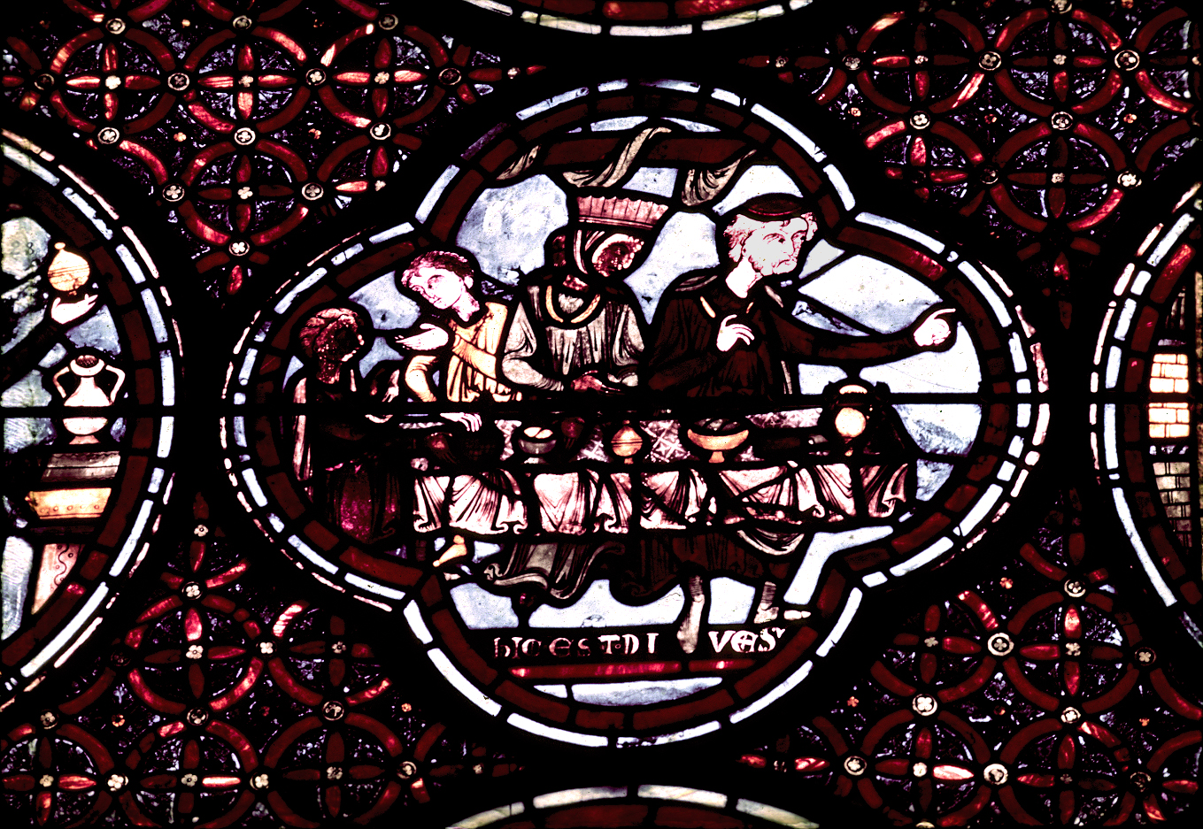 Apse, outer ambulatory, window 25, section 6