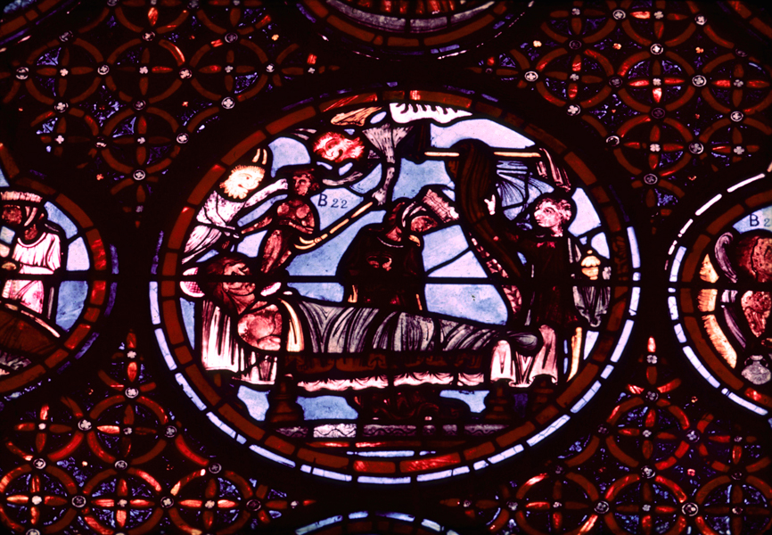 Apse, outer ambulatory, window 25, section 7
