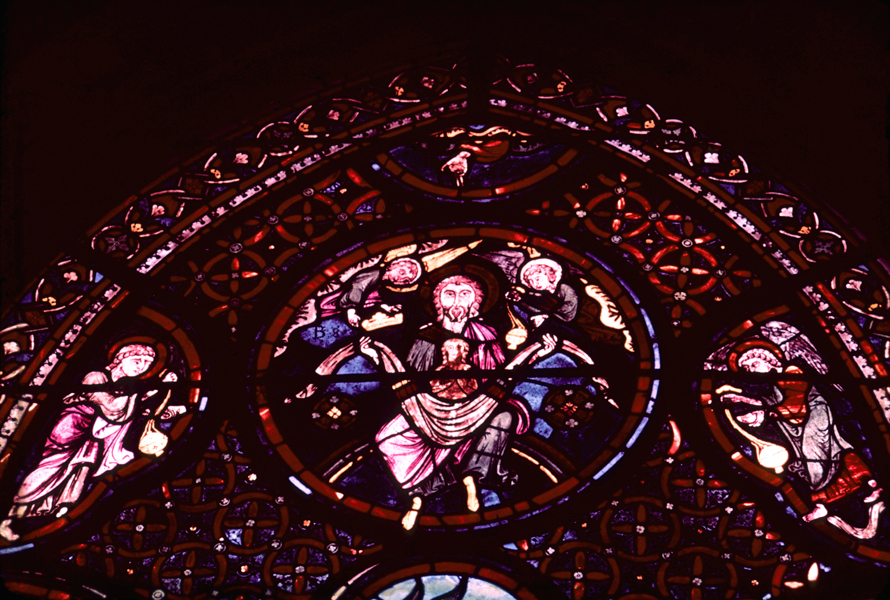 Apse, outer ambulatory, window 25, section 9