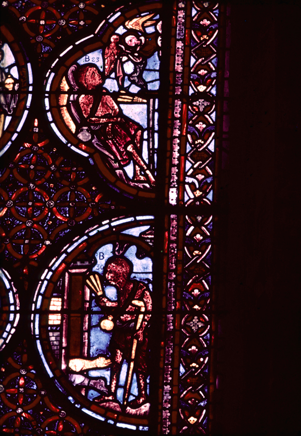 Apse, outer ambulatory, window 25, section 10
