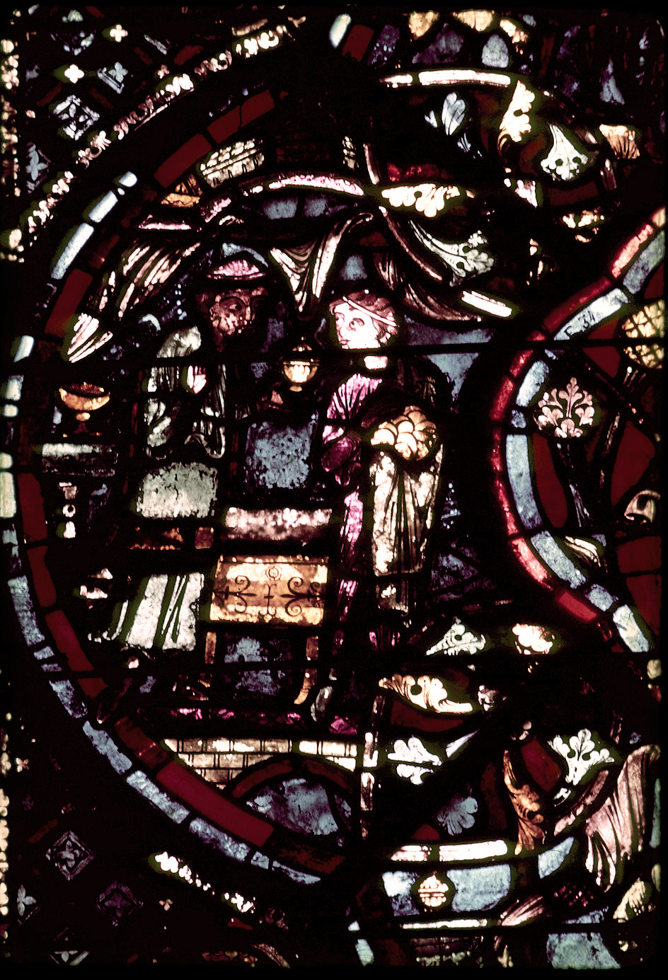 Apse, outer ambulatory, window 16, section 6